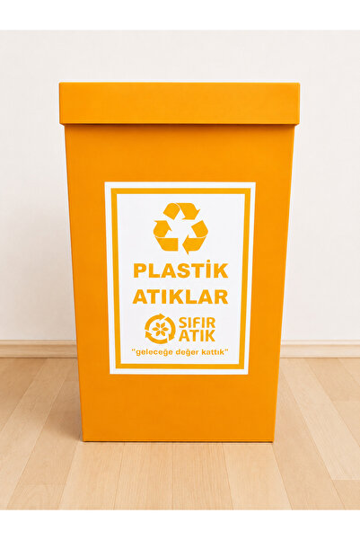 Gediz Sıfır Atık Kutusu - Sarı Plastik Atıklar