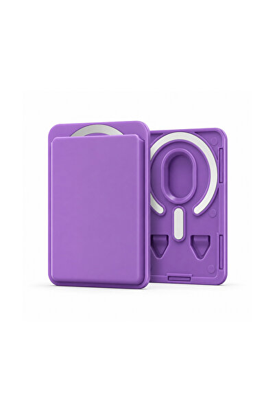 Coverzone Magsafe Compatible Magnetic Card Holder Wallet, 2 Card Capacity Pho...