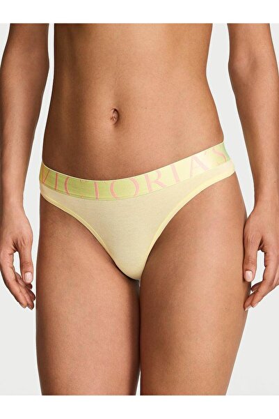 Logo Detailed Cotton Thong