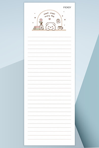 Ficksy To-Do List - 50 Sheets - 10.5*29.7 cm - to Do List - Checklist - Check...