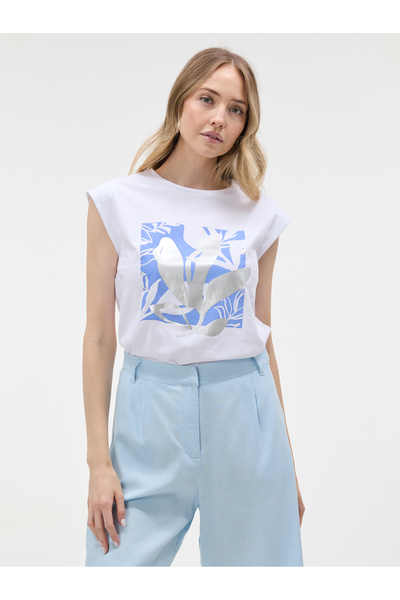 ORSAY Tricou alb de damă fără mâneci