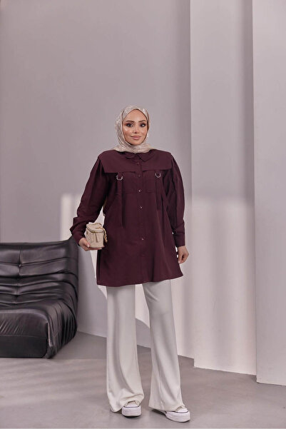 Bwest Poplin Shirt - Mulberry