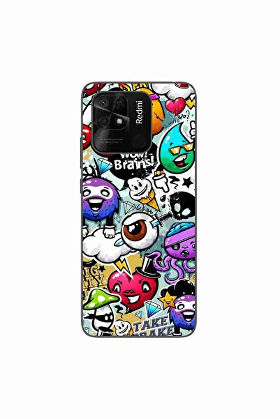 OEM Husa compatibila cu Xiaomi Redmi 10C Silicon Gel Tpu Model Pop Art Graffiti