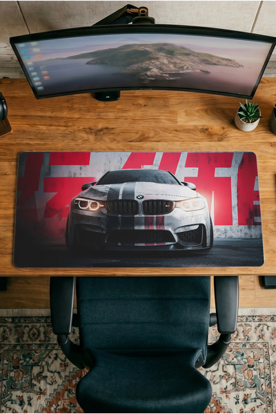 Halura Bmw m 30X70 Patterned Digital Printed Gaming Mousepad XXL with Non-Sli...