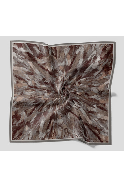 LuvenSara Luven Sara Esinti Patterned Scarf Brown Mink