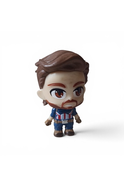 Hureggo تمثال كابتن أمريكا (Captain America) ذو اللحية بطول 6.5 سم قابل للتجميع