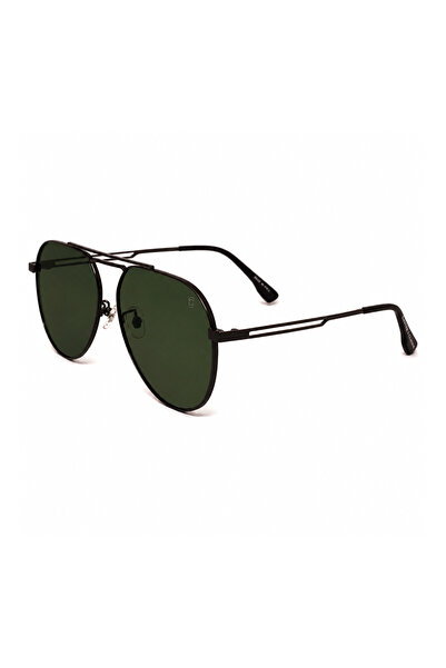 CARTER & CLAIRE Black Green UV400 Men’s Aviator Sunglasses Lightweight Fashio...
