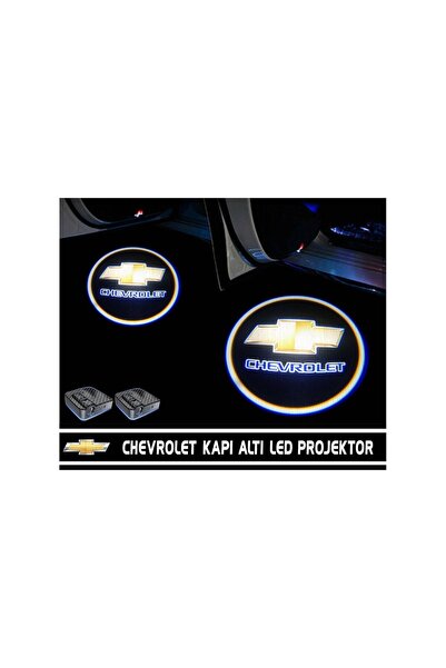 MKY STORE CHEVROLET KAPI ALTI LED AYDINLATMA ARAÇ LOGOLU