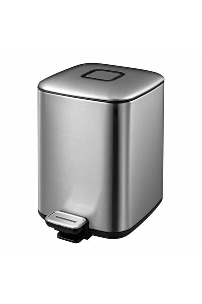 EKO Coș de gunoi cu pedală, EKO, Regent, 6 litri, 1 compartiment, inox