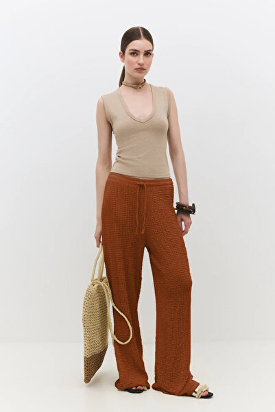 No Matter What Comfortable Cut Bubble Pants with Elastic Waist