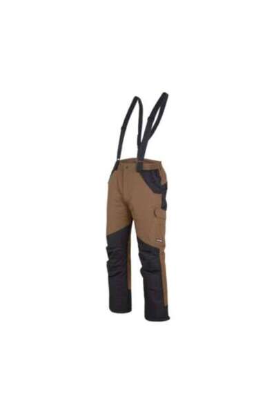 Lahti Pro Pantalon Multifunctional Cu Bretele / Maro - 3xl