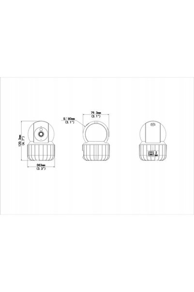 NO BRAND Camera IP Uniview Uho-S3E-M5TD