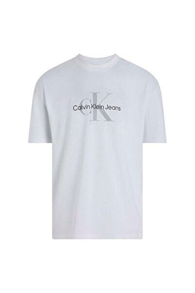 Calvin Klein Tricou bărbătesc cu mânecă scurtă: Tricou cu monogramă Hero, măr...