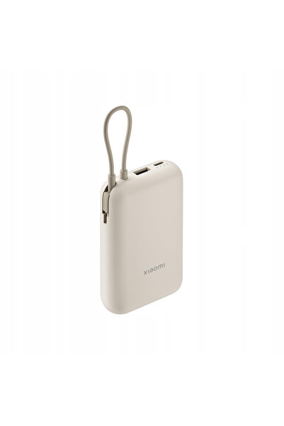 Xiaomi Powerbank PN104033 10000 mAh 22,5W Cablu USB-C încorporat Bej