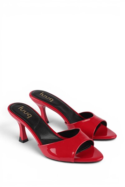 luuq shoes JAMILA شبشب نسائي بكعب وحزام واحد