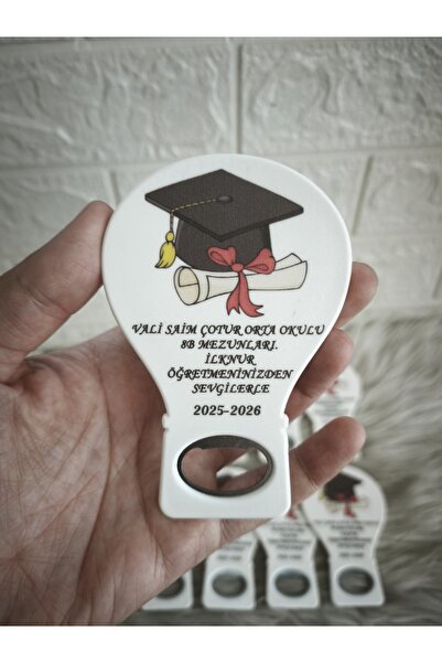 Doğrukan Hediyelik 25 adet kepli mezuniyet magnet hediyelik balon açacak yeni...