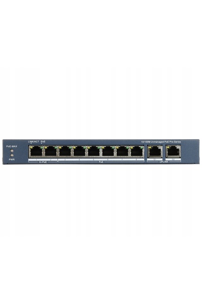 NO BRAND Switch PoE Ds-3E0310Hp-E(C) 8 porturi Hikvision