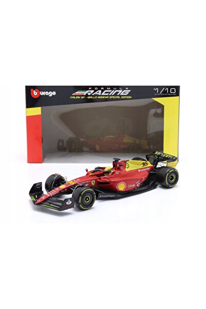 Bburago Junior BOLID F1 1:18 Ferrari F1-75 GP Italia 2022 Charles Leclerc BBU...