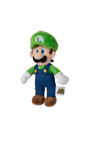Cici Oyuncak Super Mario Peluş Oyuncak 20 cm Yumuşak Dolgulu Luigi Karakter F...
