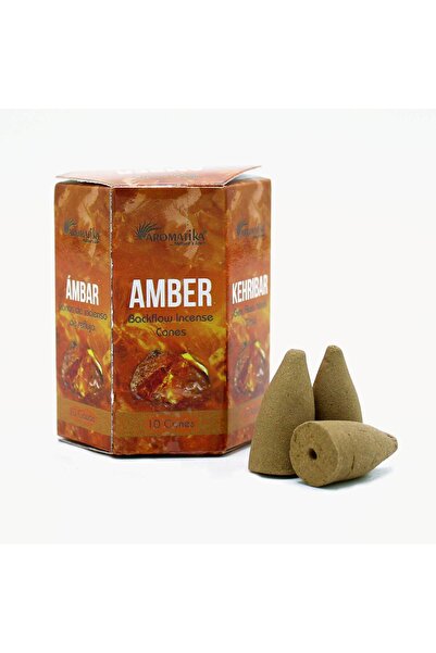 Aromatika Conuri parfumate cu reflux – AMBRĂ (Chihlimbar) | Pentru cascade de...