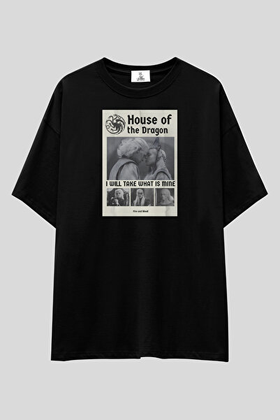UmbraWear Tricou din seria House of the Dragon |   Tricou unisex, 100% bumbac...