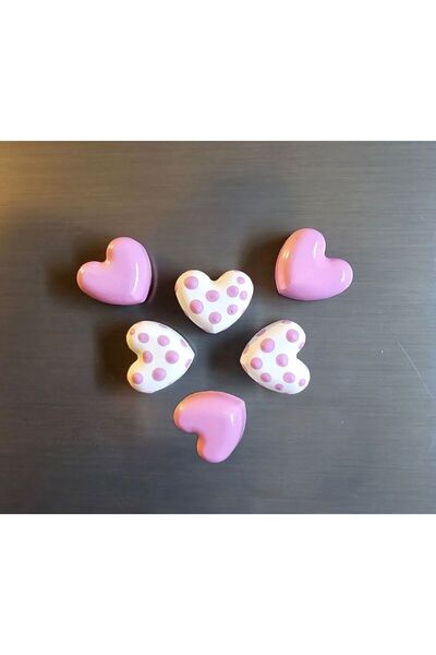 elizinart 6'lı Buzdolabı Magnet Seti Dekoratif Magnet Hediyelik Dolap Süsü - ...