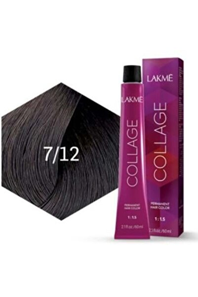 Lakme Lakme Collage Purple Grey Medium Blonde Hair Dye - No. 7/12 |   60 ml