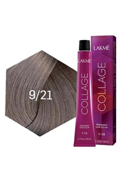 Lakme صبغة شعر دائمة كولاج أشقر رمادي فاتح جداً 9/21 من من لاكمي - 60 مل