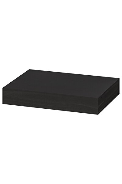IKEA LACK Wall shelf, black-brown, 30 x 26 cm