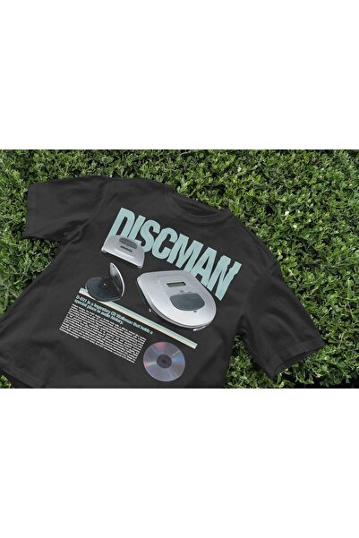 Grafftee Clothing Discman Printed Unisex Oversize T-Shirt