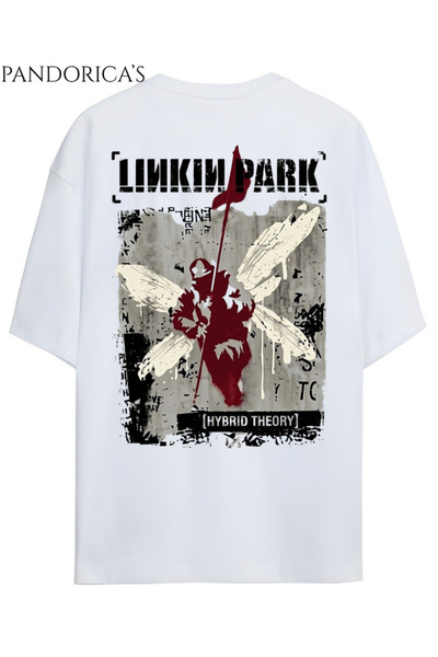 Pandorica's Linkin Park "HYBRID THEORY" Albüm Tasarimi Yazılı Sırt Ve Ön Bask...