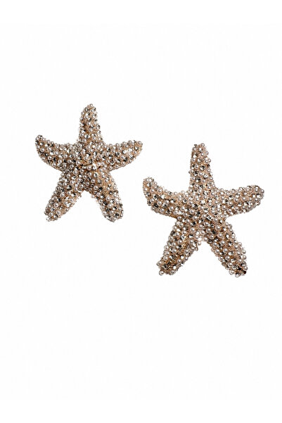 ByLindAtelier Pearl Star Deniz Yıldızı Küpe