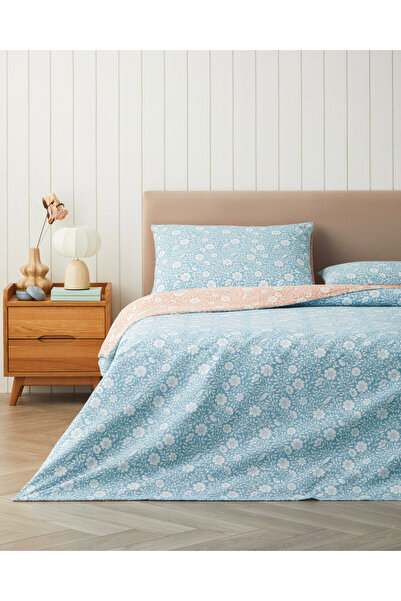 English Home Floria Kolay Ütülenir Çift Kişilik Nevresim Takımı 200x220 cm Ma...