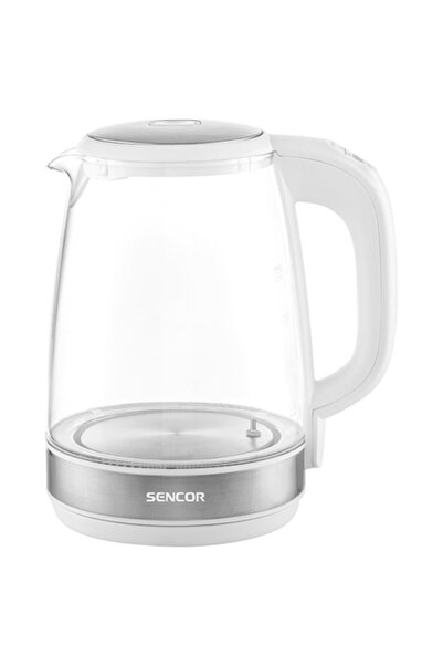 Sencor Fierbător electric din sticlă de 2L, 2200W, cu control al temperaturii