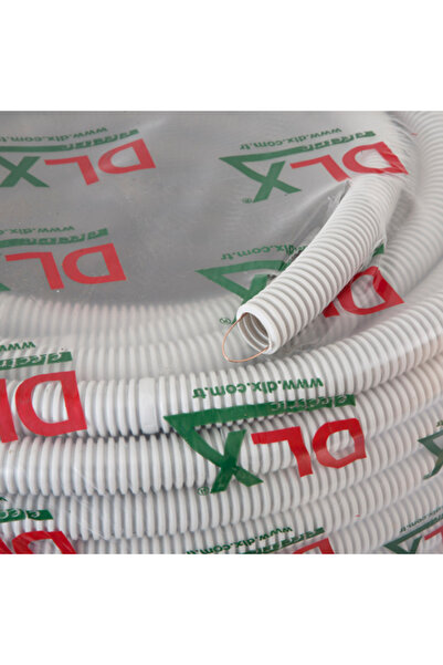 DLX Tub flexibil (copex) D20, fără halogeni, ignifug, cu sârmă de tragere, ro...