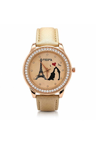 Watch Ceas dama, Casual, Francesca di Geneva, Crem, FF330