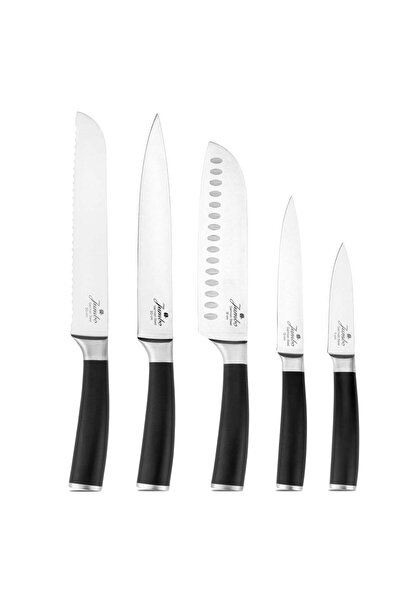 Jumbo New Utsuri 5 Parça Alman Çeliği Bıçak Seti