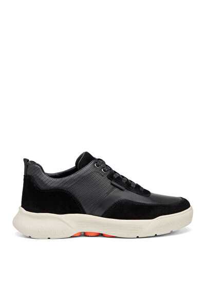 Tergan Siyah Hakiki Deri Erkek Sneaker - E26I1AY57585-W19