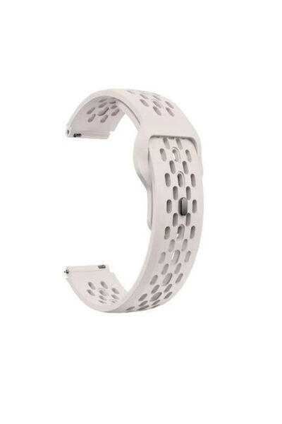 OEM Λουράκι σιλικόνης με τρύπες Garmin Forerunner 255s Μπεζ