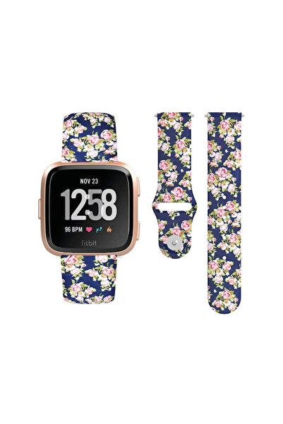 OEM Λουράκι Σιλικόνης Ροζ για Fitbit Versa, Fitbit Versa 2