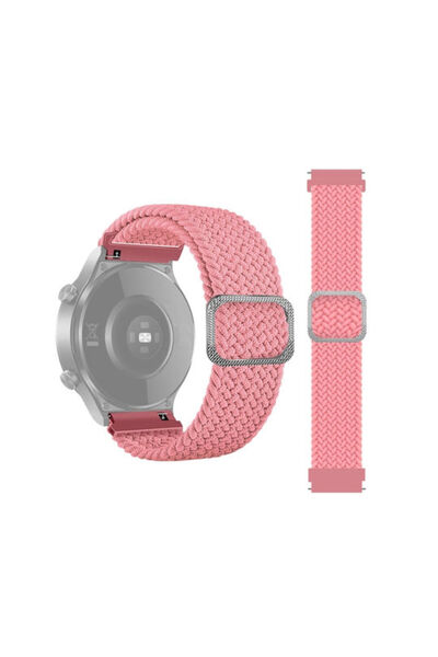 OEM Gt 3 46 χιλ. Υφασμάτινο λουράκι Ροζ (Huawei Watch GT/GT Pro 2/3/4/5 / Ult...