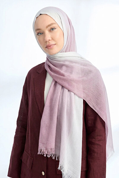 ARMANDA PURE COMFORT VİSKOZ ŞAL - KOYU PUDRA-TAŞ