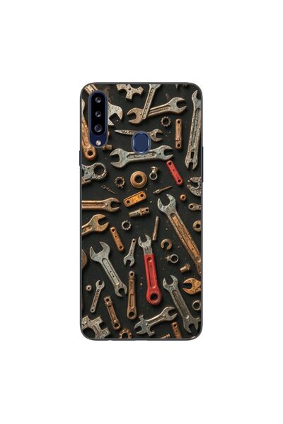 OEM Husa compatibila cu Samsung Galaxy A20S Silicon Gel Tpu Model Mechanic To...