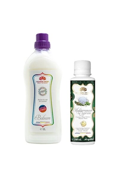 Cashmere Aroma Wear The Scent Balsam de rufe 1L + Parfum ciprus mediteranean
