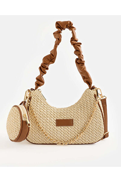 REDTAG Women Beige Crossbody Bag