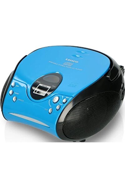 Lenco Radio CD SCD-24 FM LCD Albastru