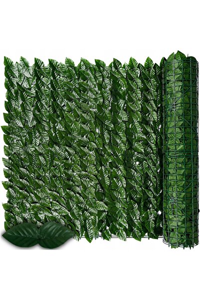 Kraft&dele Perete verde artificial din plante, 1,5x3m, pentru balcon, plasă d...