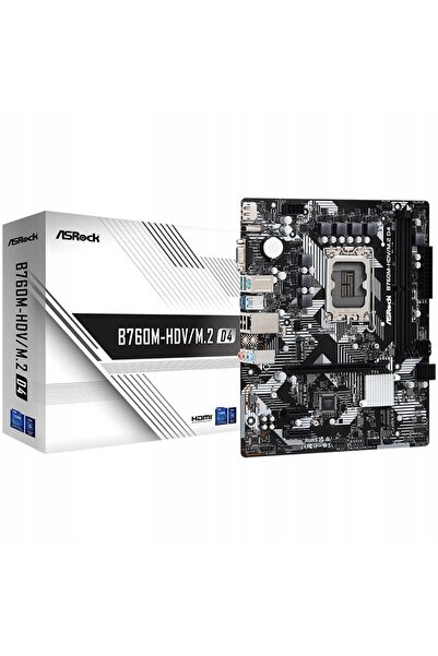Kraft&dele Placă de bază ASrock B760M-HDV/M.2 DDR5 micro ATX Intel socket 170...