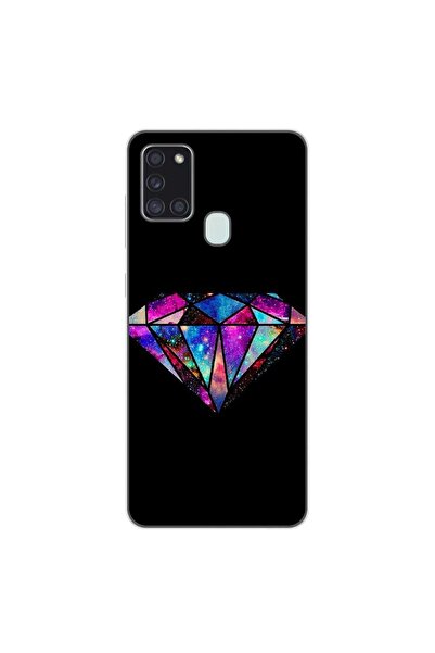 OEM Husa compatibila cu Samsung Galaxy A21s Silicon Gel Tpu Model Diamond Black