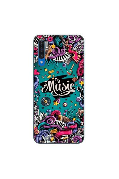 OEM Калъф, съвместим със Samsung Galaxy A30S, A50, силиконов гел TPU, с шарка...